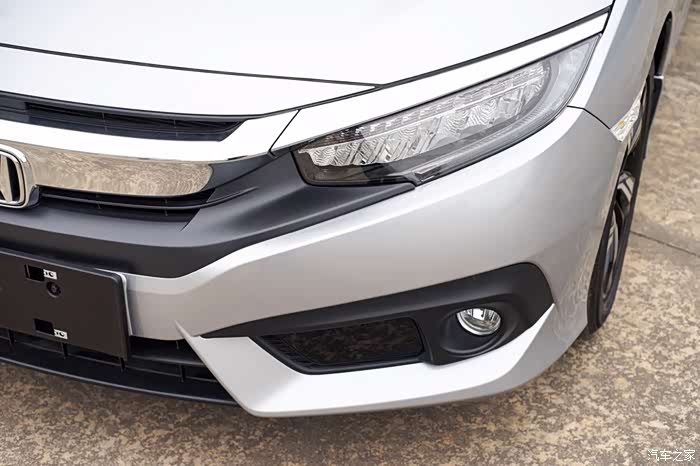 十全十美第十代本田思域银色顶配提车作业