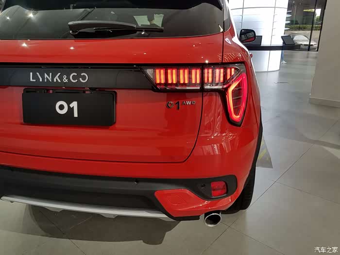 高清大图带你领略领克01红色的魅