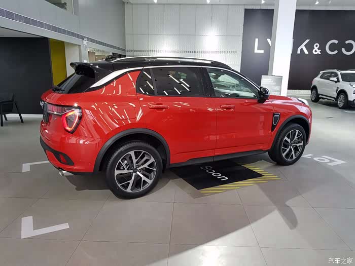 高清大图带你领略领克01红色的魅