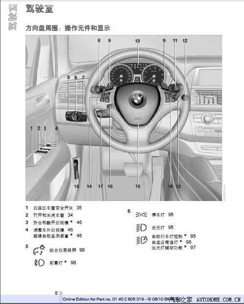 宝沃bx5按键图解中控图片