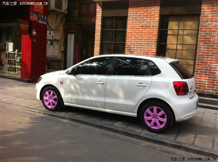 粉色轮毂令人窒息的闷骚