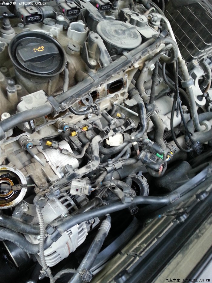 迈腾2年清洗进气系统