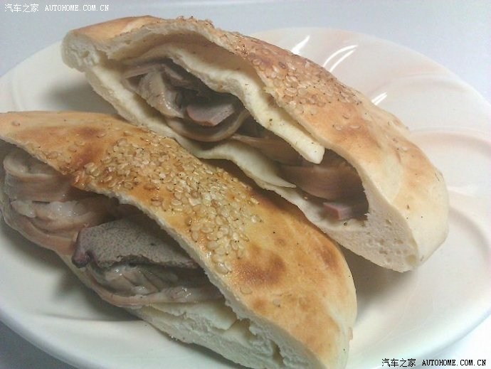 烧饼夹羊盘肠