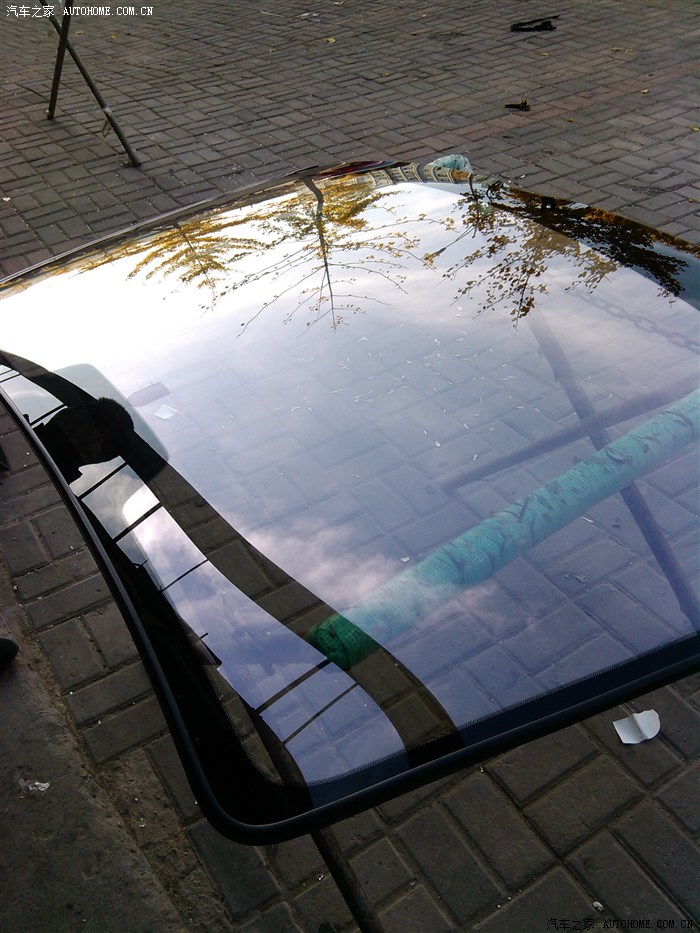 马六更换福耀镀膜前挡风玻璃真的效果很好