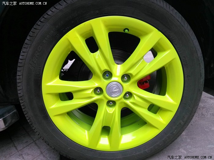 【图】休息在家,又开搞35了,车轮毂改色_长安cs35论坛_汽车之家论坛