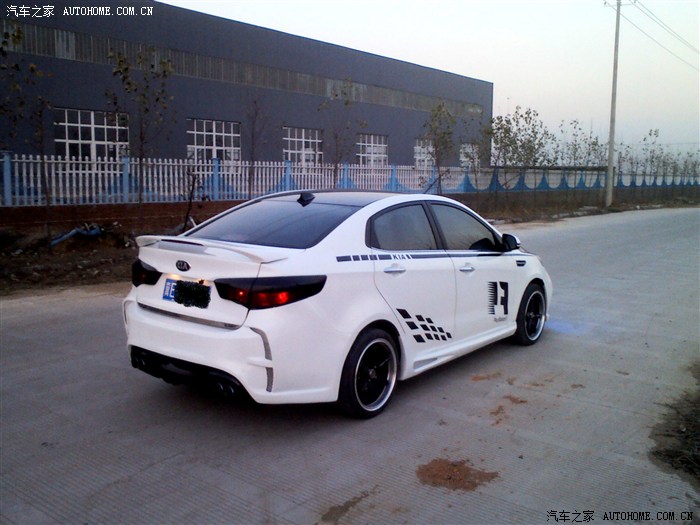 k2终结者爆爆爆改起亚k2外观继续改造中待续