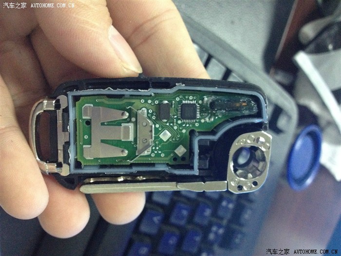 上海大众车钥匙拆解图图片