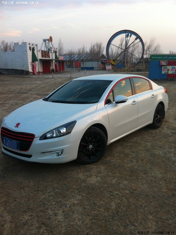 【图】狮子在升级轮毂改色亚光黑_标致508论坛_汽车之家论坛