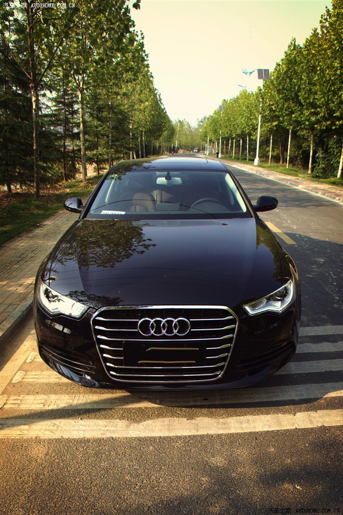 奥迪新a6l tfsi 舒适版 黑外棕内 提车后作业