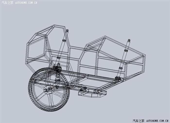 想把自己的雅马哈改个偏三轮没有把握自己画了下图纸求指导