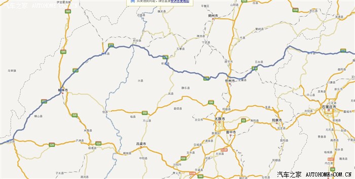 榆商高速公路路线图图片