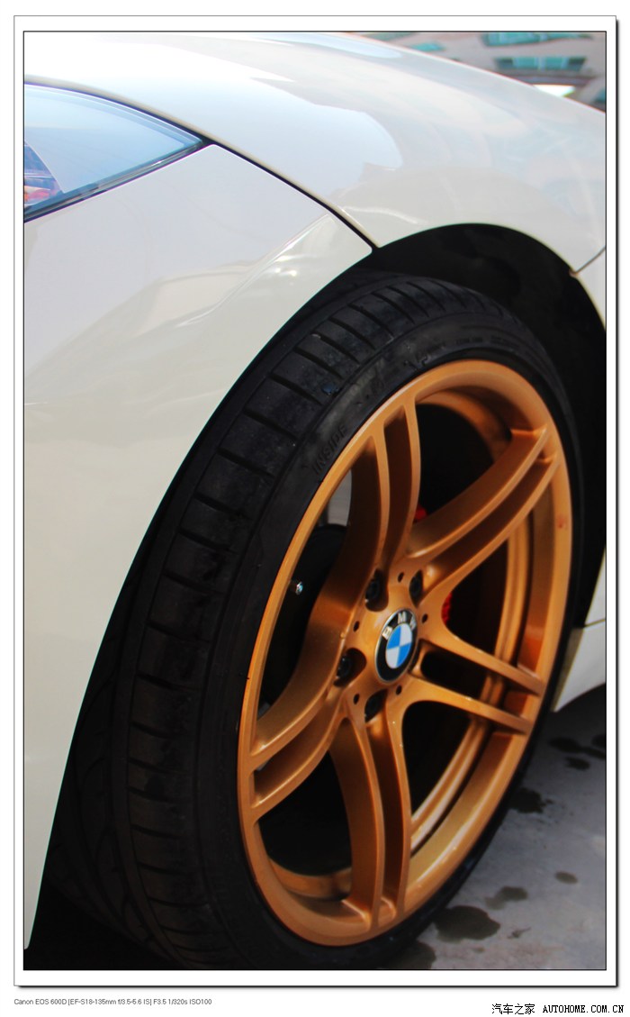 折腾中之一换了轮毂颜色,分享下.