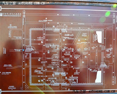 介个在苍山门口拍的大理古城导游图看不清楚