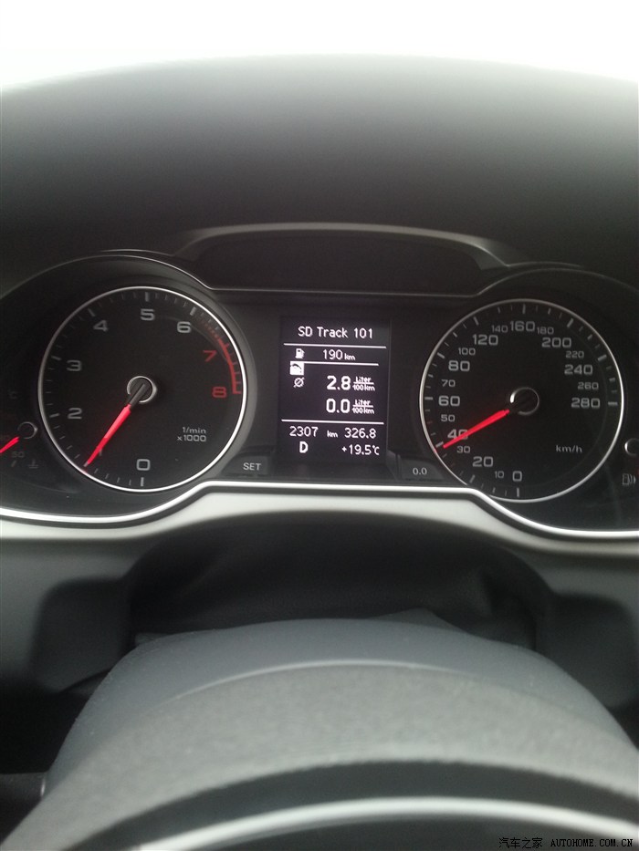 【图】看了油耗吓我一跳_奥迪a4l论坛_汽车之家论坛