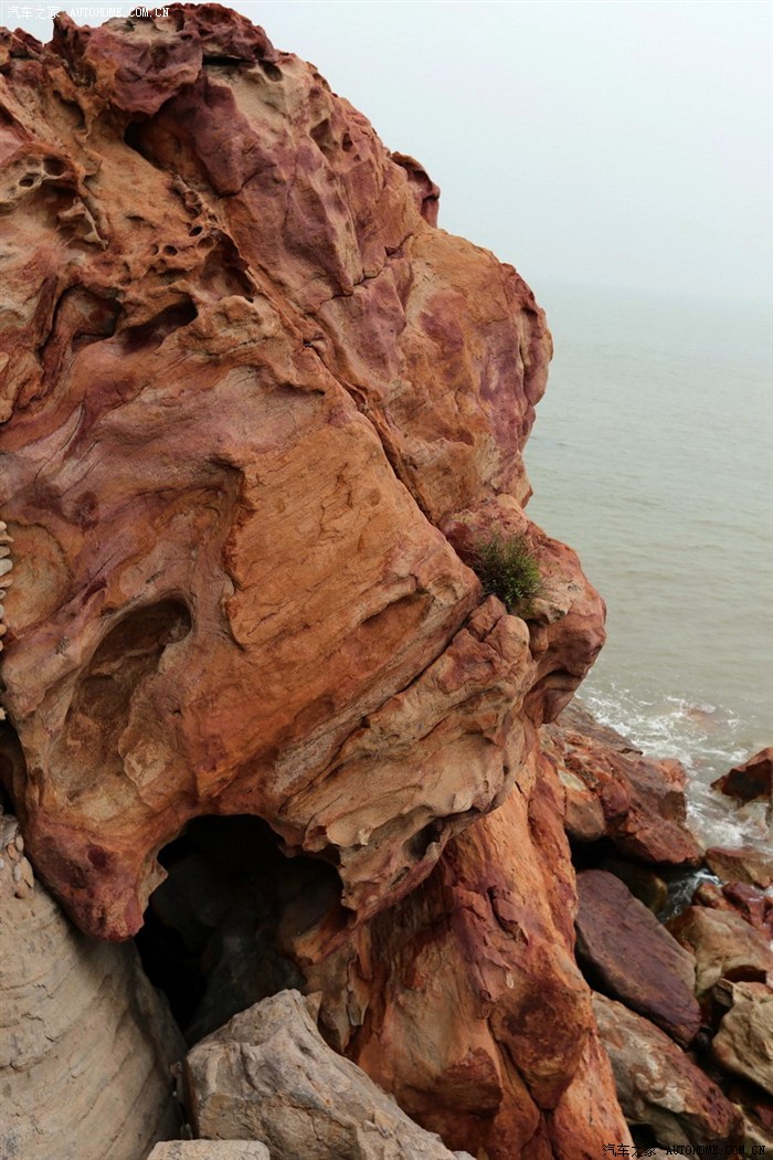 风光东西连岛的海蚀礁岸