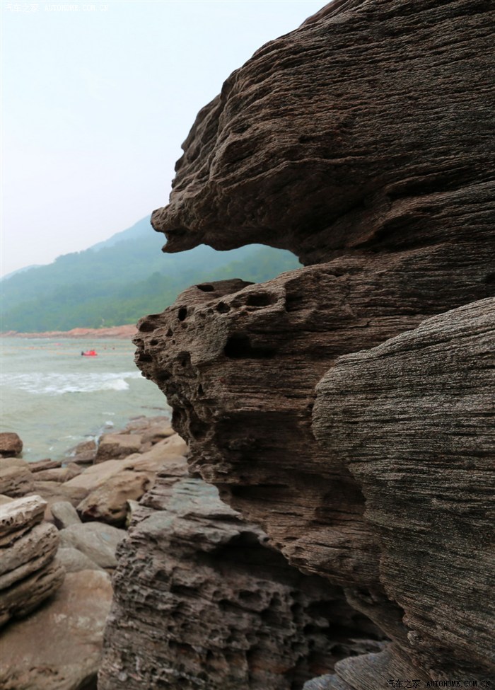 风光东西连岛的海蚀礁岸