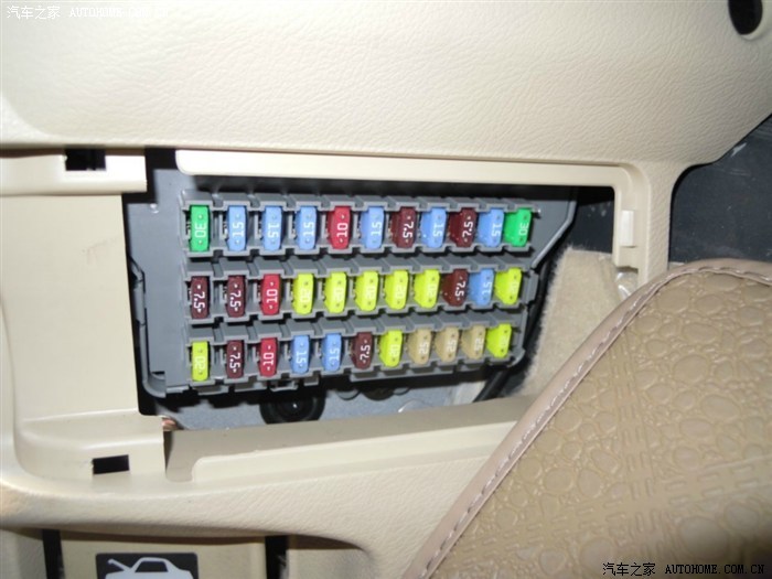 比亚迪g3车内保险盒图图片