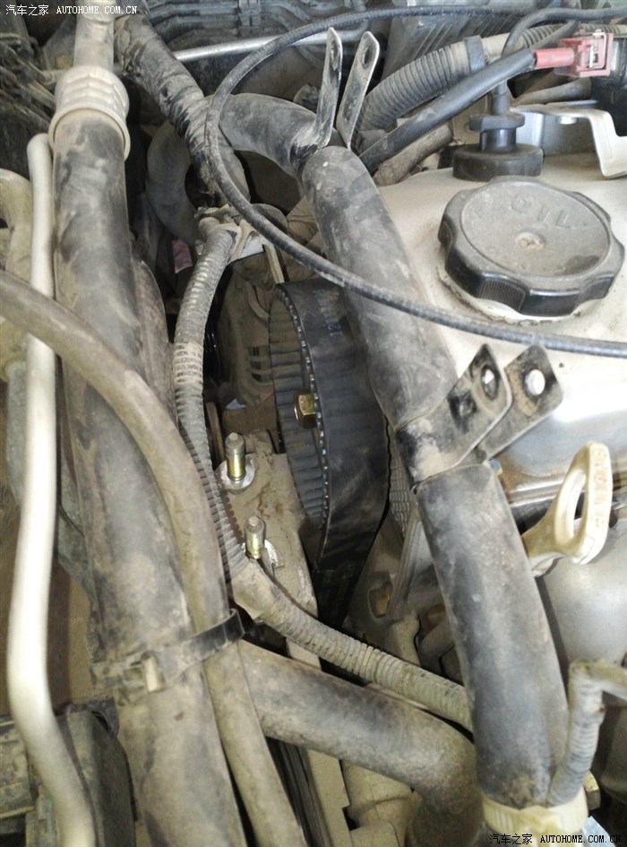 7月30号已更换看看10w公里的正时皮带啥样