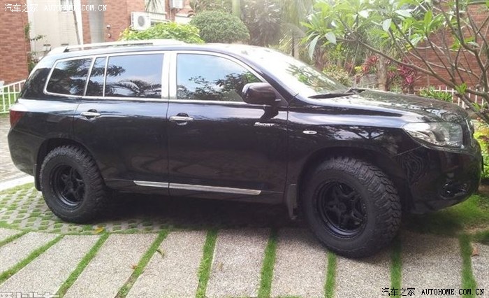 【图】改装越野轮胎 轮毂喷膜作业_汉兰达论坛_汽车之家论坛