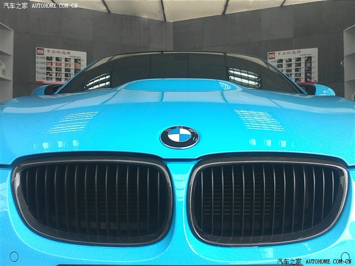 【图】全车改色m3硬顶敞篷版 淡青色 很是漂亮_宝马m系论坛_汽车之家