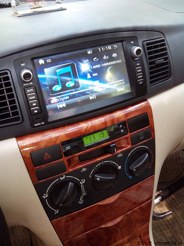 【图】比亚迪f3舒适型收音机改装葡京车载导航一体机有倒车摄像头!