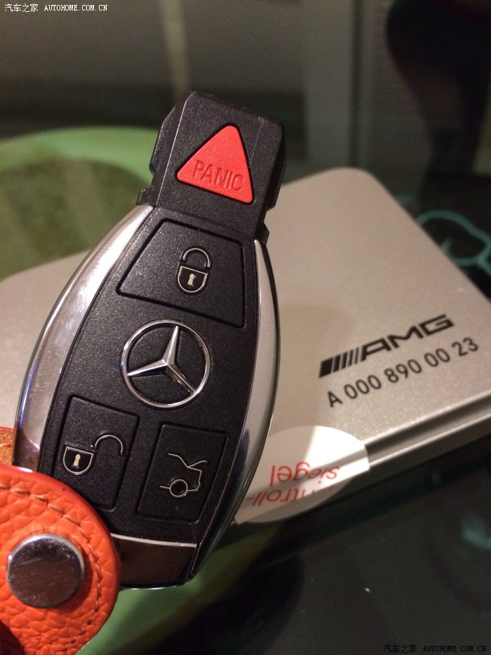 amg钥匙盖上身