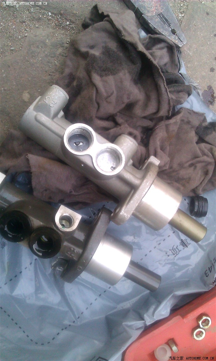 捷达改宝来刹车总泵安装记