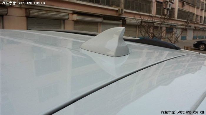 安吉星版昂科拉鲨鱼鳍安装完毕