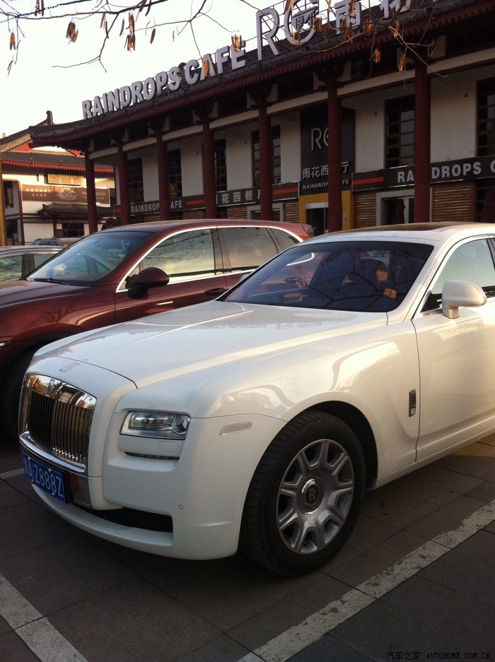 【图】这几天常看到一辆老的白色劳斯莱斯,车牌陕a0q004_陕西论坛