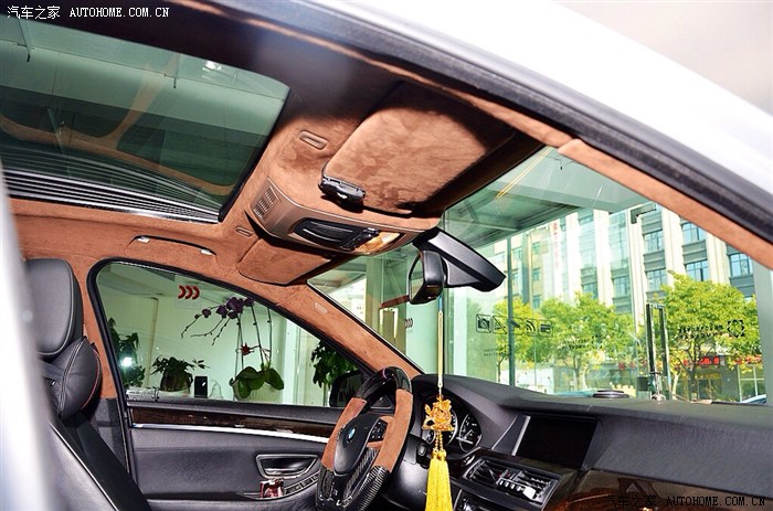 【图】5系改进口翻毛皮顶棚作业!_宝马7系论坛_汽车之家论坛