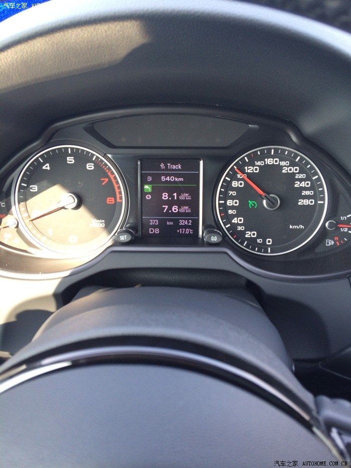 发一个上高速的油耗啊