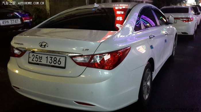 韩国济州岛打的出租车,请问同志们这是索纳塔几?