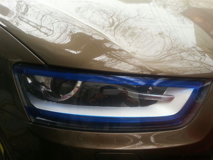 【图】q3,冰蓝菜刀眼,超冷蓝光雾灯,3m超亮轮廓贴_奥迪q3论坛_汽车之