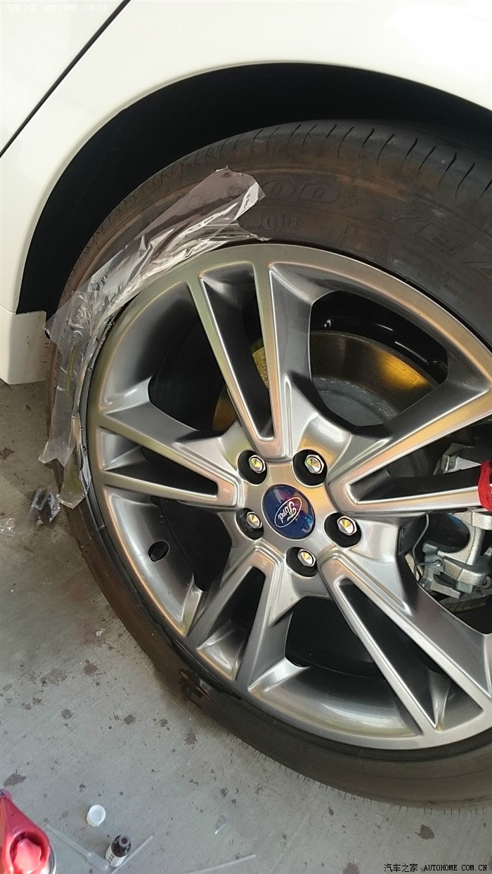 轮毂刮花了怎么办看狗剩子修补轮毂作业