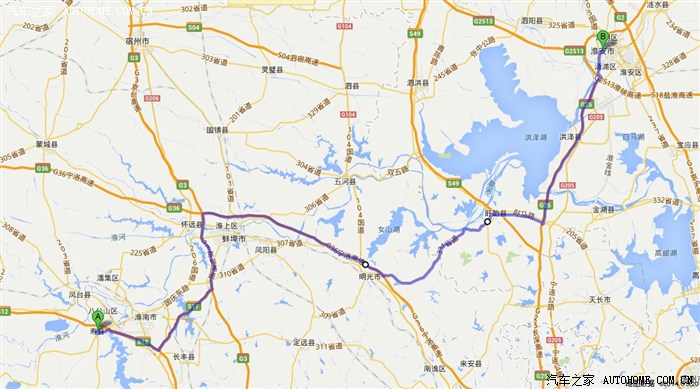安徽302省道全程线路图图片