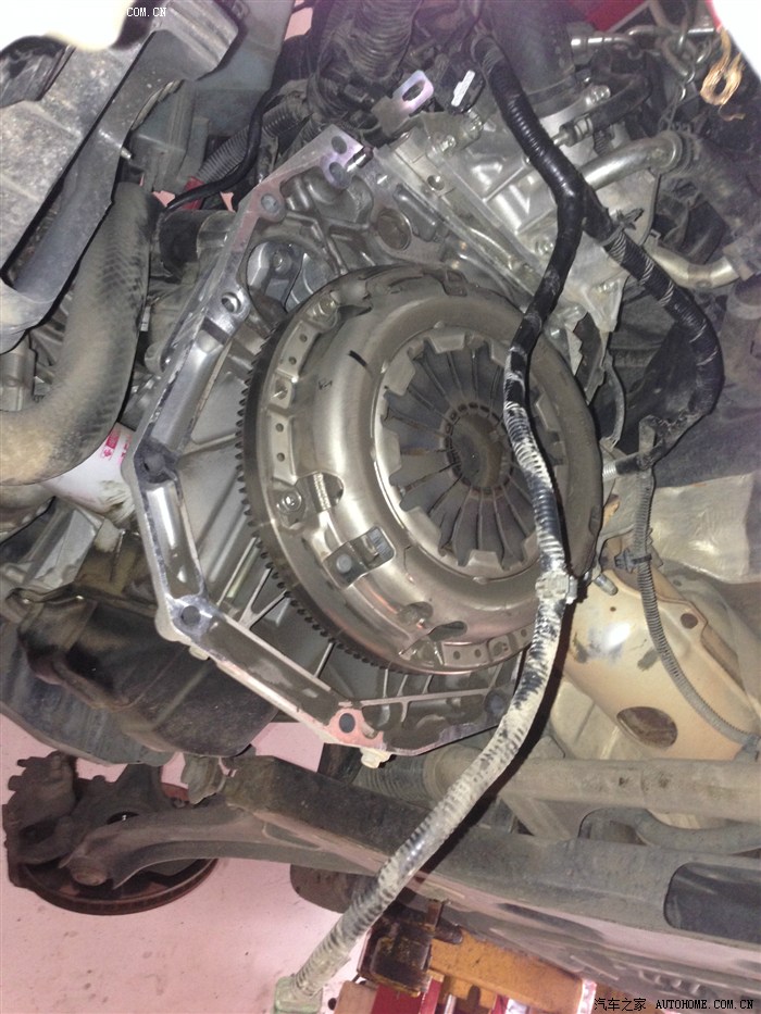 骊威更换离合器三件套