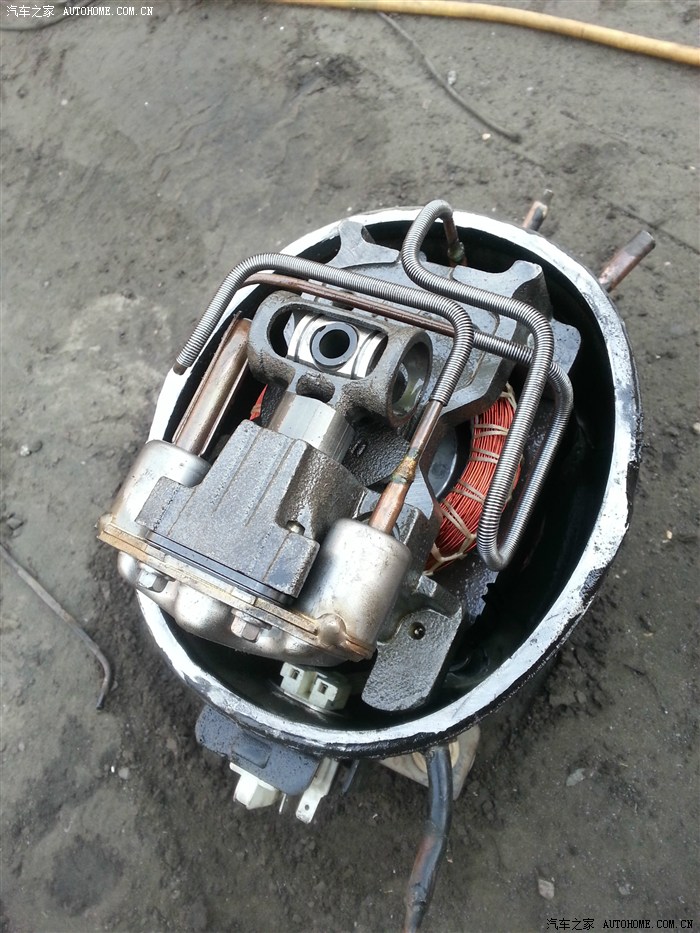 压缩机改装气泵教程图片