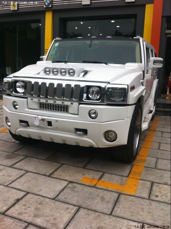 13年白色悍马h2剪刀门精品车况忍痛转让