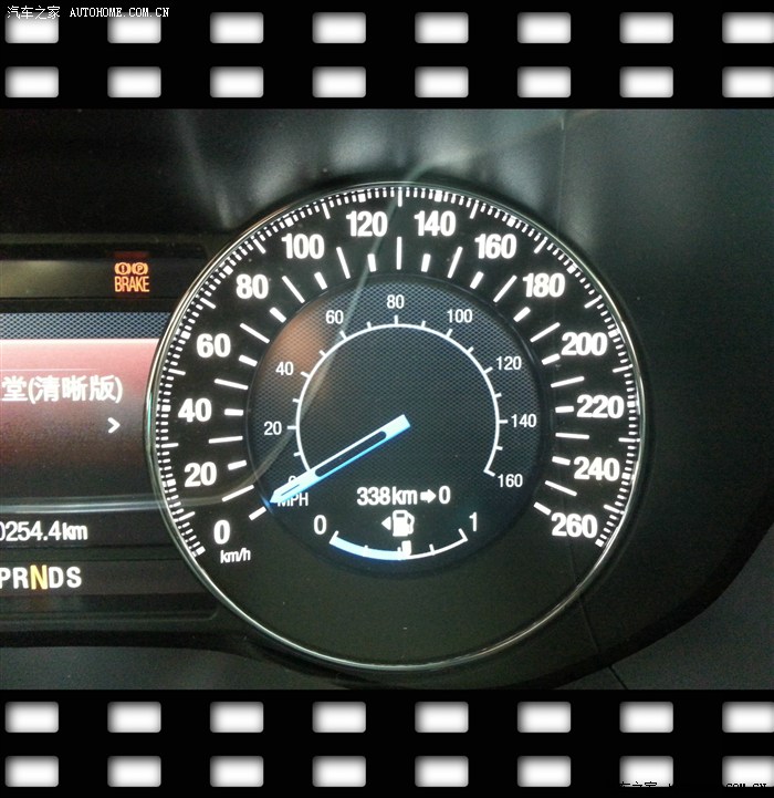 能显示英里速度表