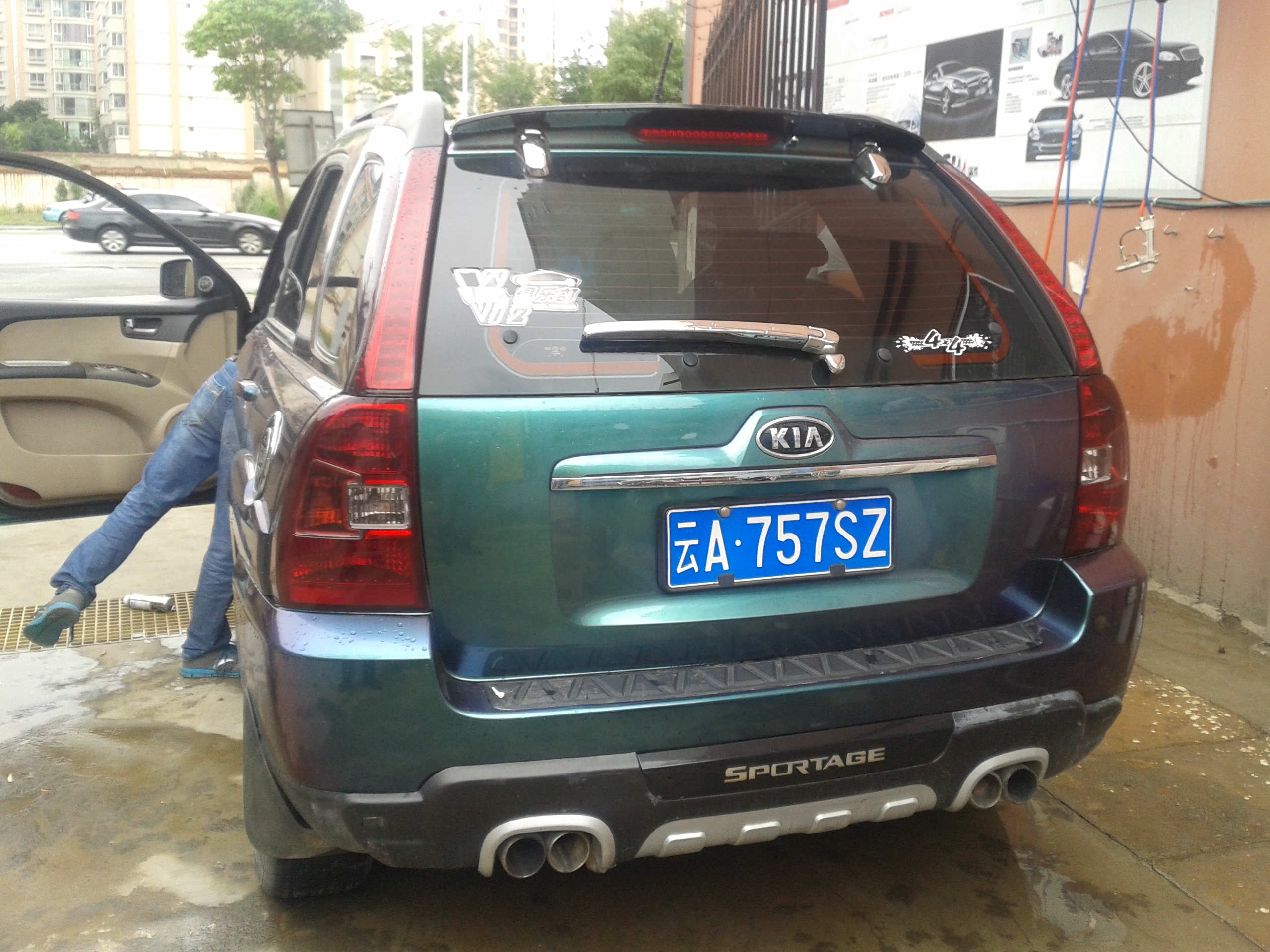 元老级狮跑全车改漆～变色龙