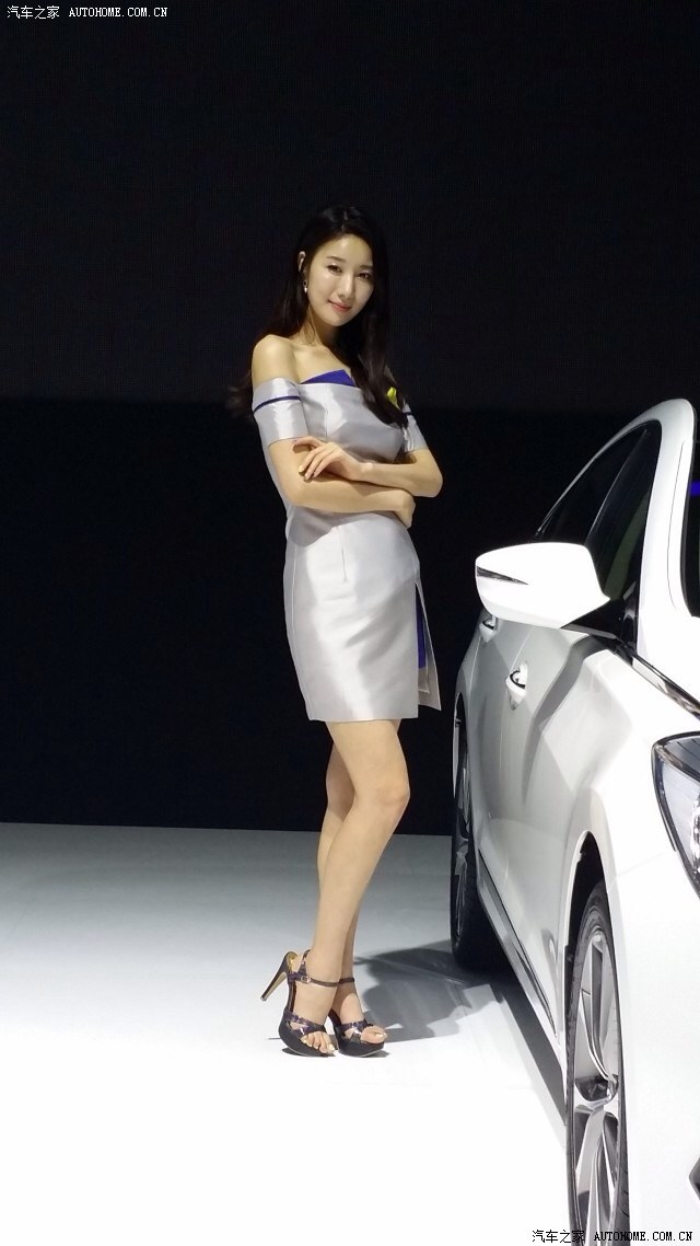 韩国釜山车展 多图美女