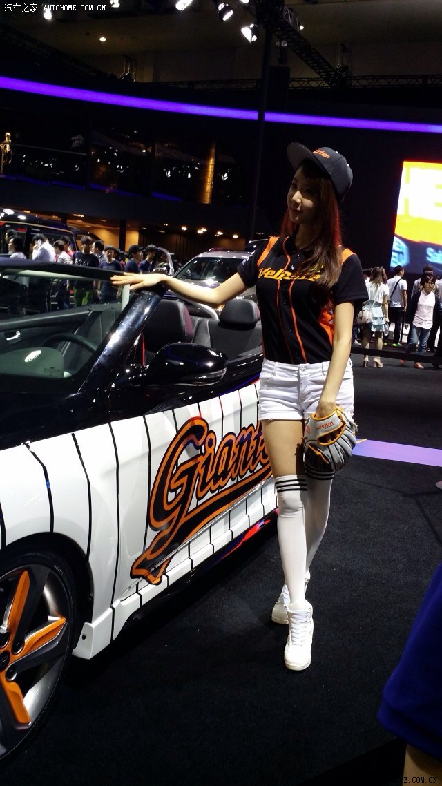 韩国釜山车展 多图美女