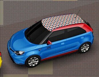 【图】出售mg3菱格纹红色车贴_名爵3论坛_汽车之家论坛