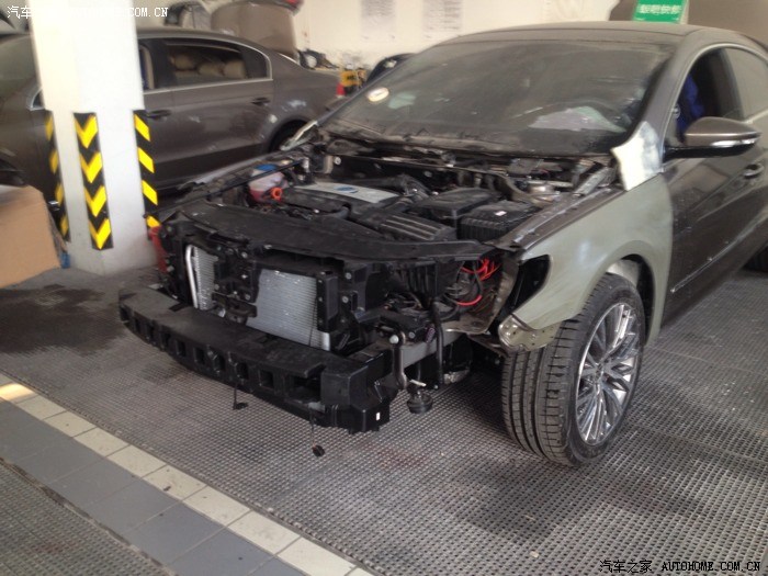 迈腾与cc前防撞钢梁区别