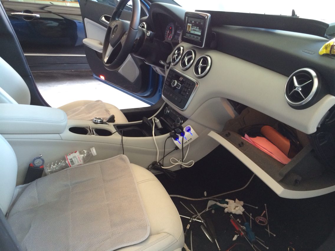 【图】迟来的作业,白色内饰!_奔驰a级论坛_汽车之家论坛