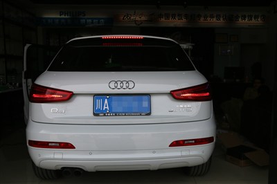 q3改装led尾灯作业,小成本,大变化——华丽丽的变身_奥迪q3论坛_手机