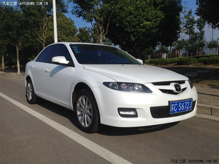 2013款白色马六提车了