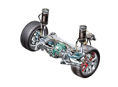 奔驰五连杆结构后悬挂