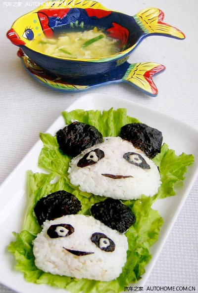 每天推荐三道家常菜之 卡通肉松饭团(转载)