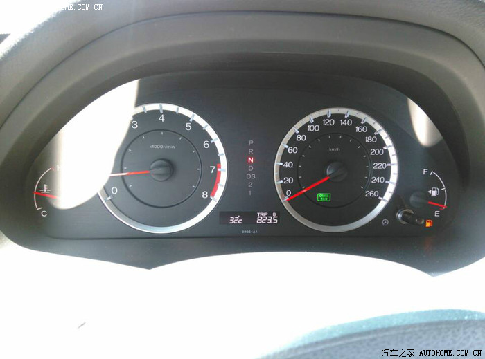 4,跑了一次长途,上个油耗图_雅阁论坛_汽车之家论坛